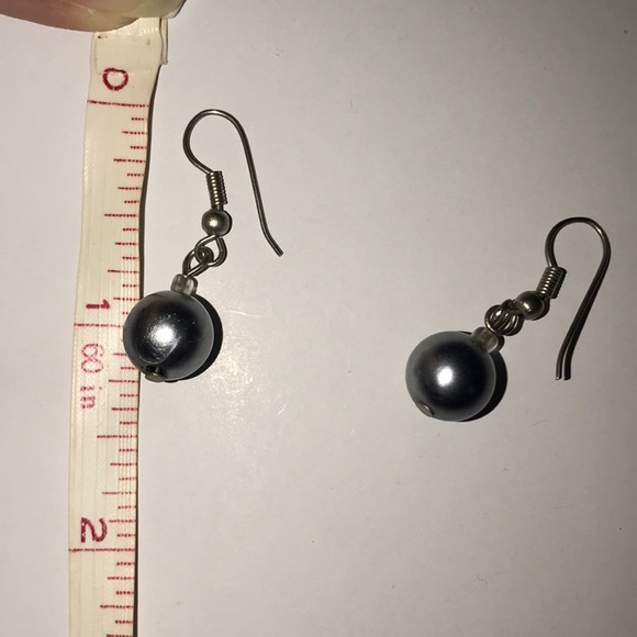 Silver Color Earrings - Picture 2 of 2